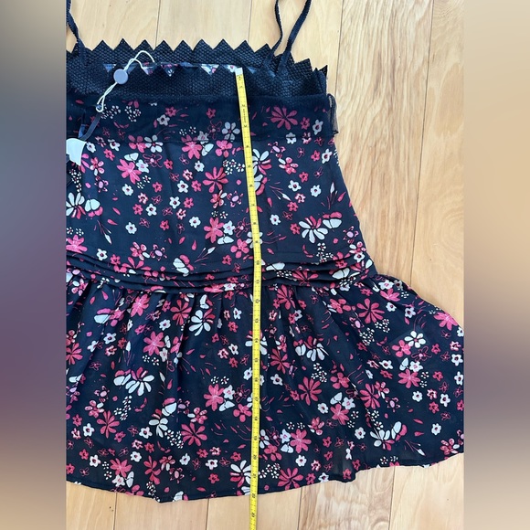 TWIN-SET ITALY (made in) SIMONS BARBIERI Loose Floral TANK with Lace NWT - Picture 5 of 14